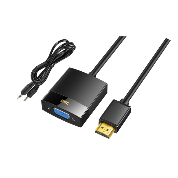 HDMI To VGA Connector With Audio & Power - DADHICHI